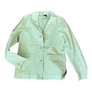 EILEEN Fisher Vintage light green cotton blazer womens S